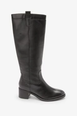 Next »Forever Comfort Kniehohe Lederstiefel, Blockabsatz« Stiefel (1-tlg)