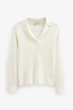 Next Polokragenpullover »Langärmeliges Strickshirt Mit Polokragen« (1-tlg)