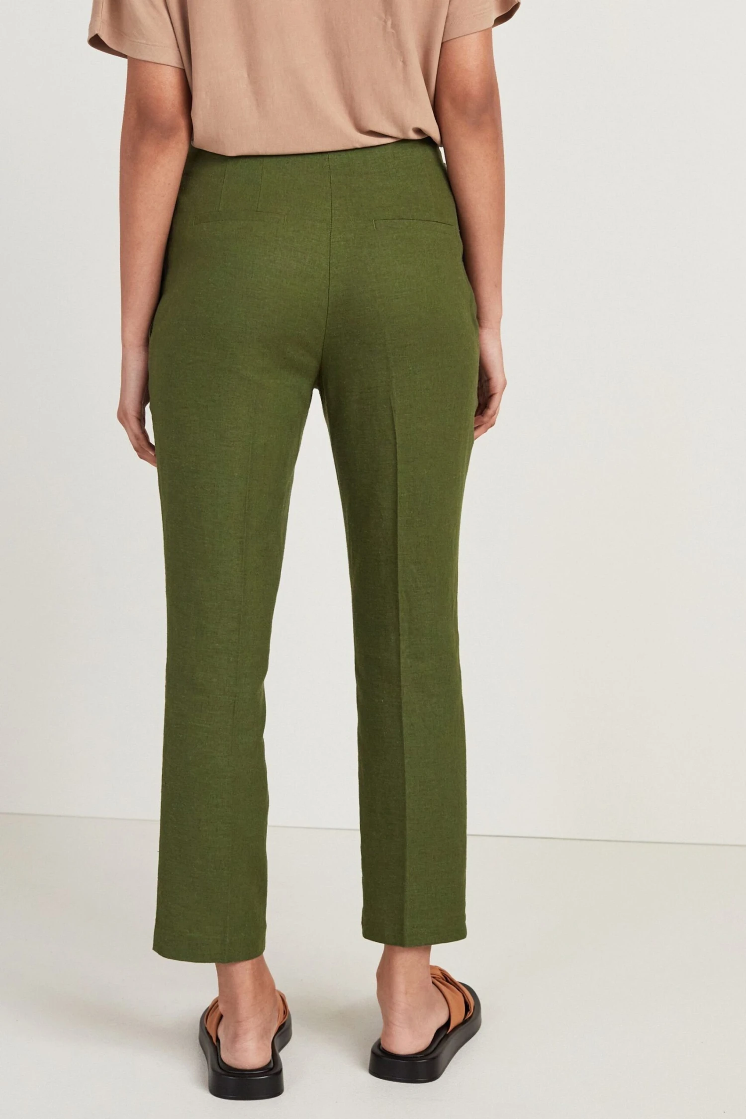 Next Stoffhose Elegante Hose Im Slim Fit Aus Leinengemisch (1-tlg) 3 Next Stoffhose Elegante Hose Im Slim Fit Aus Leinengemisch (1-tlg) – Bild 3