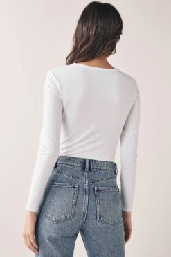 Next Langarmbody Langarm-Body Mit Zierdrehung Vorne (1-tlg) -Next Geschäft f801391e 932e 57ce 8a46 560063a68bf7