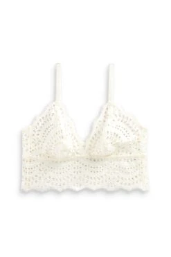 Next Bralette-BH Ungepolstertes Spitzen-Bustier Mit Lochstickerei (1-tlg)