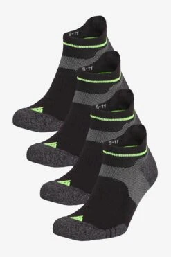 Next Füßlinge Next Active Gepolsterte Socken Im 4er-Pack (4-Paar)